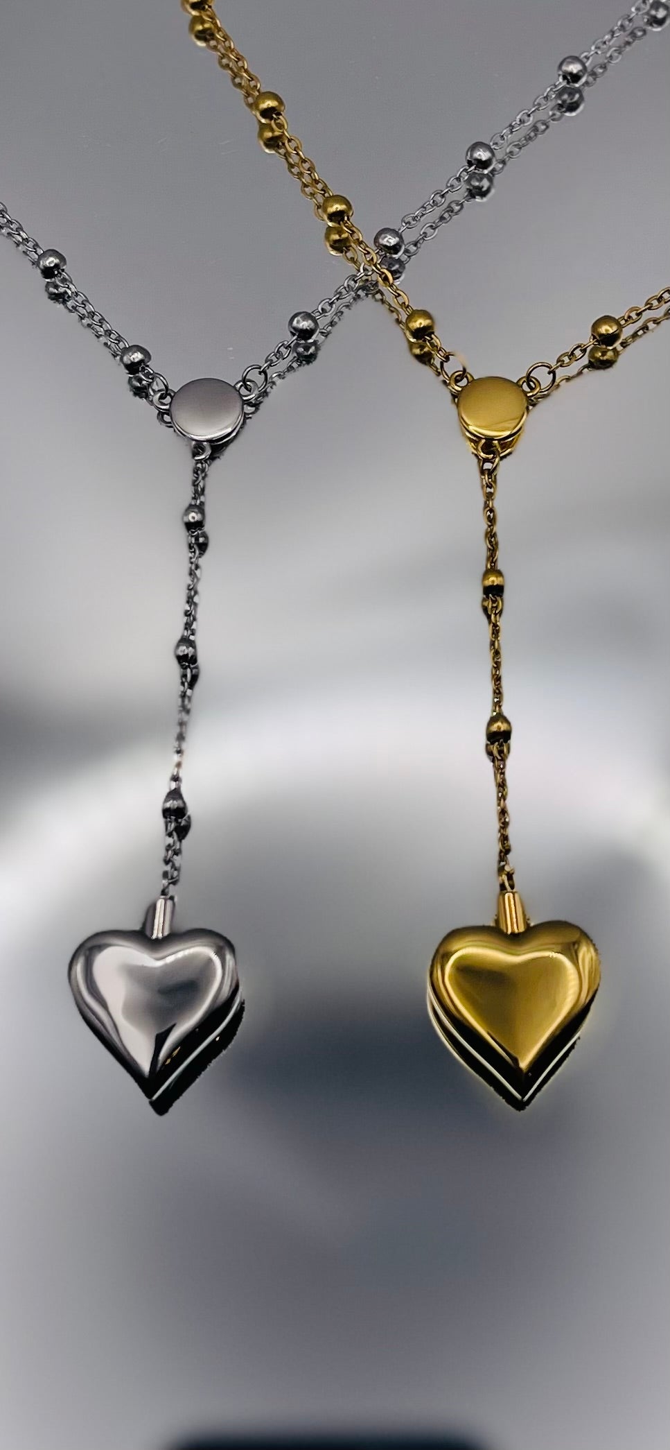 Barkley LDR – Small Heart Pendant Necklace 1.0 | Minimal Coquette Design, Stainless Steel