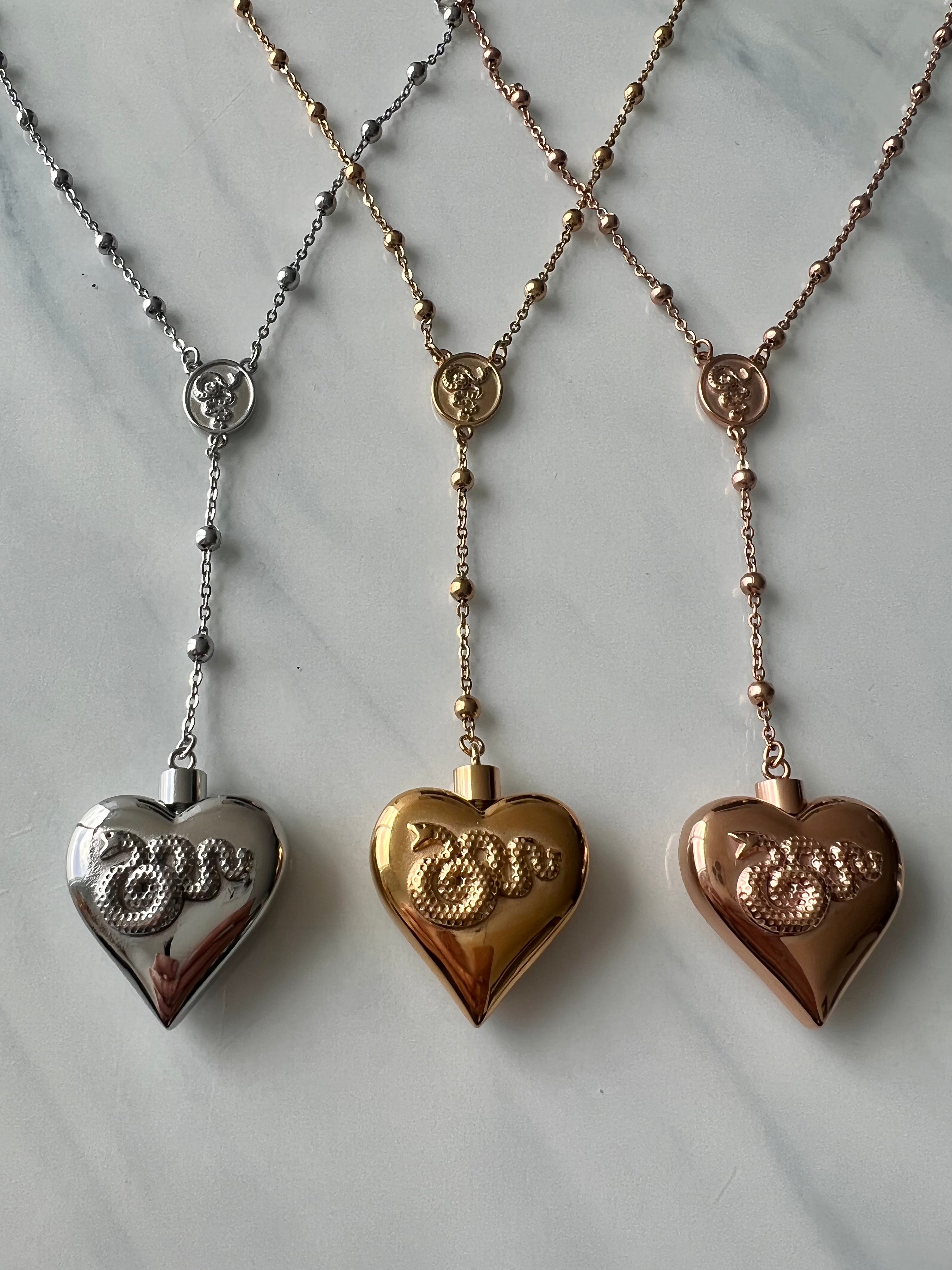 Stash Necklace 2.0 - Del Rey LDR Inspired Heart – Barkley Design
