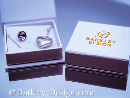 Barkley LDR – Small Heart Pendant Necklace 1.0 | Minimal Coquette Design, Stainless Steel