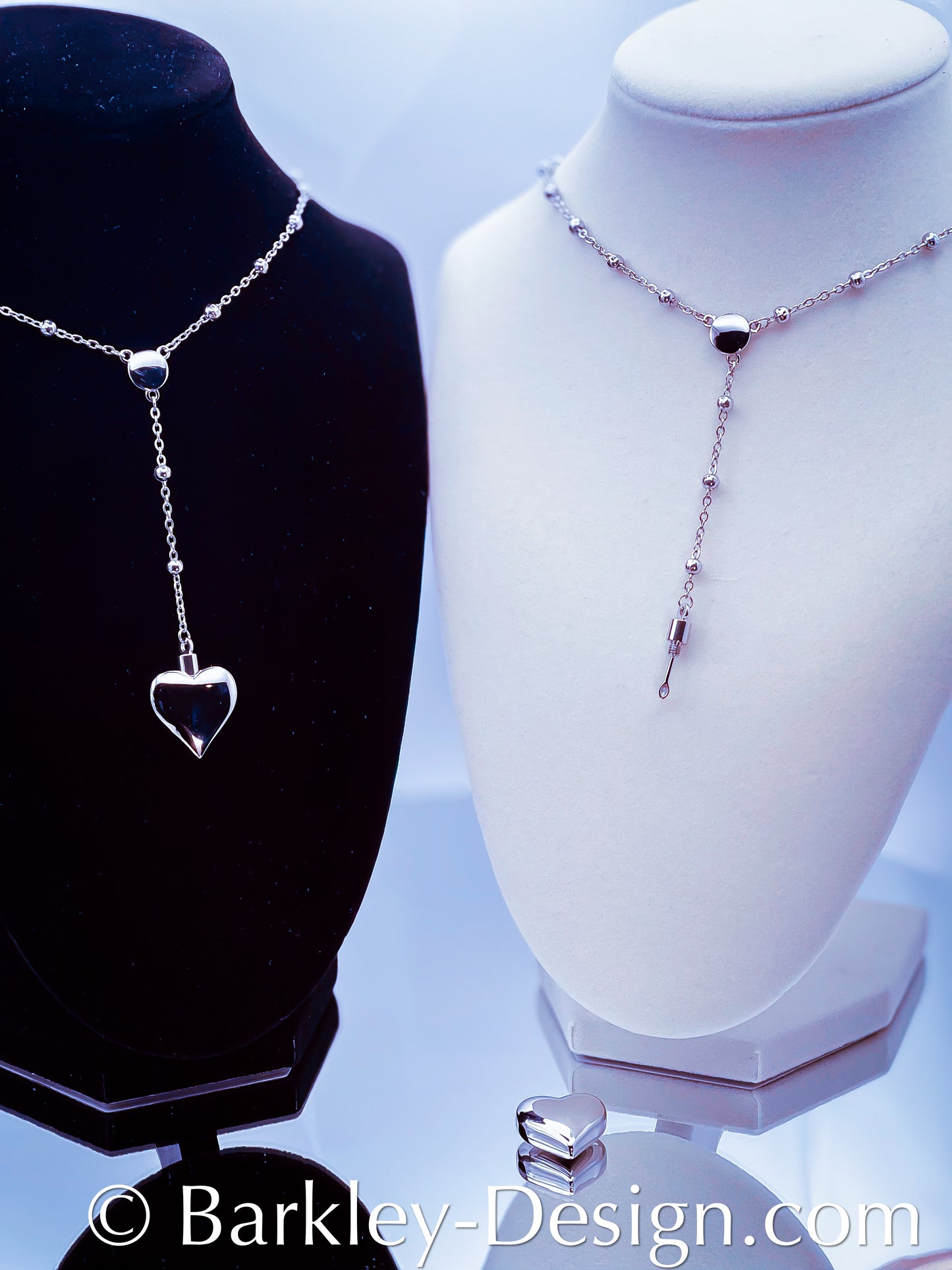 Barkley LDR – Small Heart Pendant Necklace 1.0 | Minimal Coquette Design, Stainless Steel