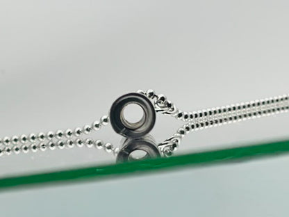 100-Dollar Bill Print Straw Necklace – Stainless Steel Reusable Straw for Coffee or Breathing