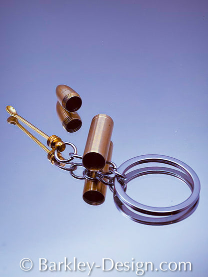 Pewpew Style Spoon Keychain