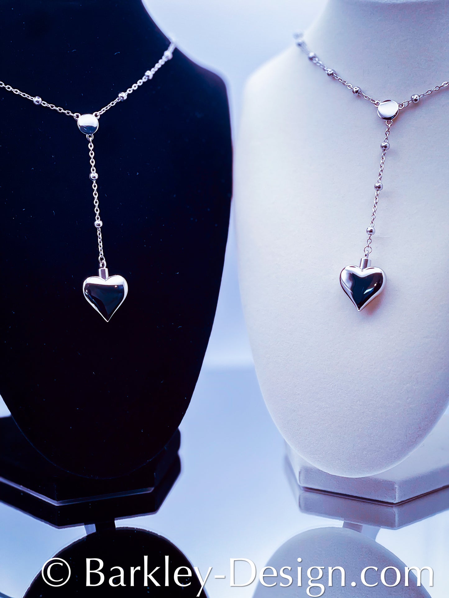 Barkley LDR – Small Heart Pendant Necklace 1.0 | Minimal Coquette Design, Stainless Steel