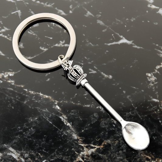 Spoon Crown Keychain