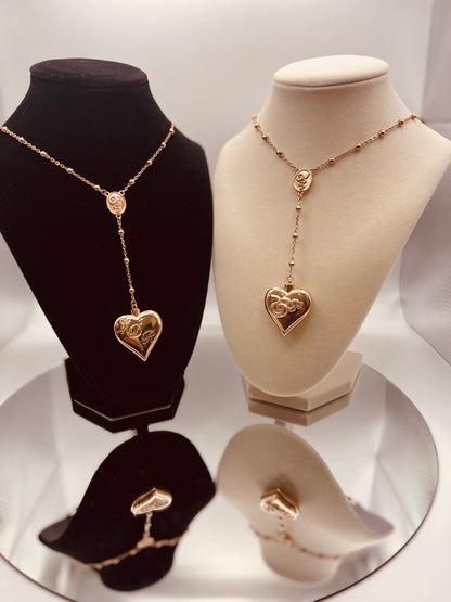 Stash Necklace 2.0 - Del Rey LDR Inspired Heart