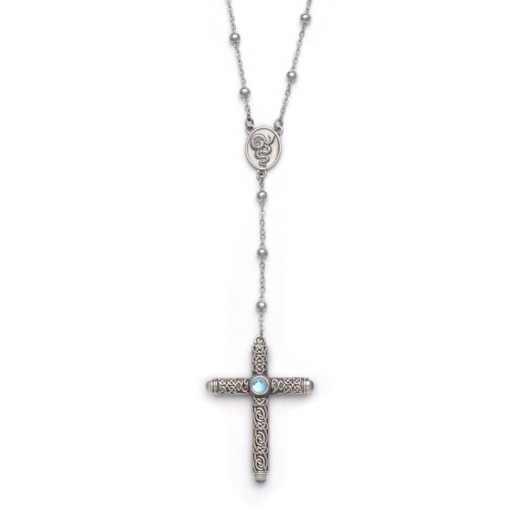 N4751G Hammered Silver and Gold Cross Pendant Necklace – ArtisanEffect